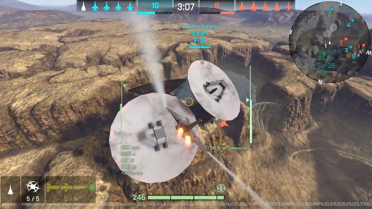 f111 combate predeterminado práctica1