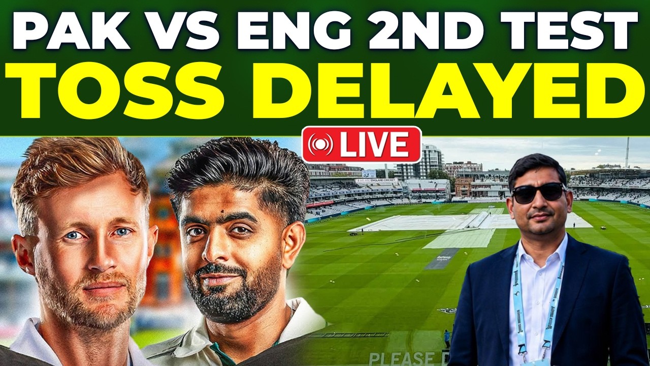 Live 🔴 Lords | Pakistan vs England 2nd test | Toss Delayed | Rar Sportsimpact