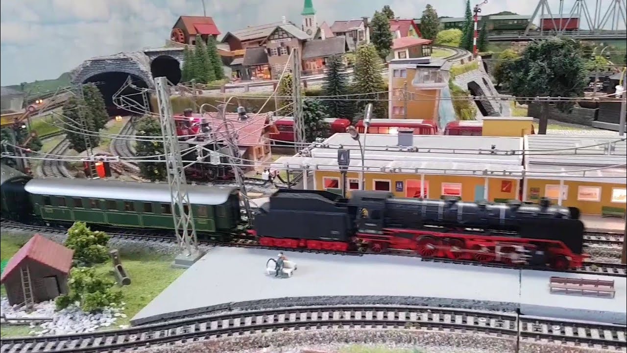 [Märklin H0 M-Gleis Anlage] Bahnbetrieb |März 2024