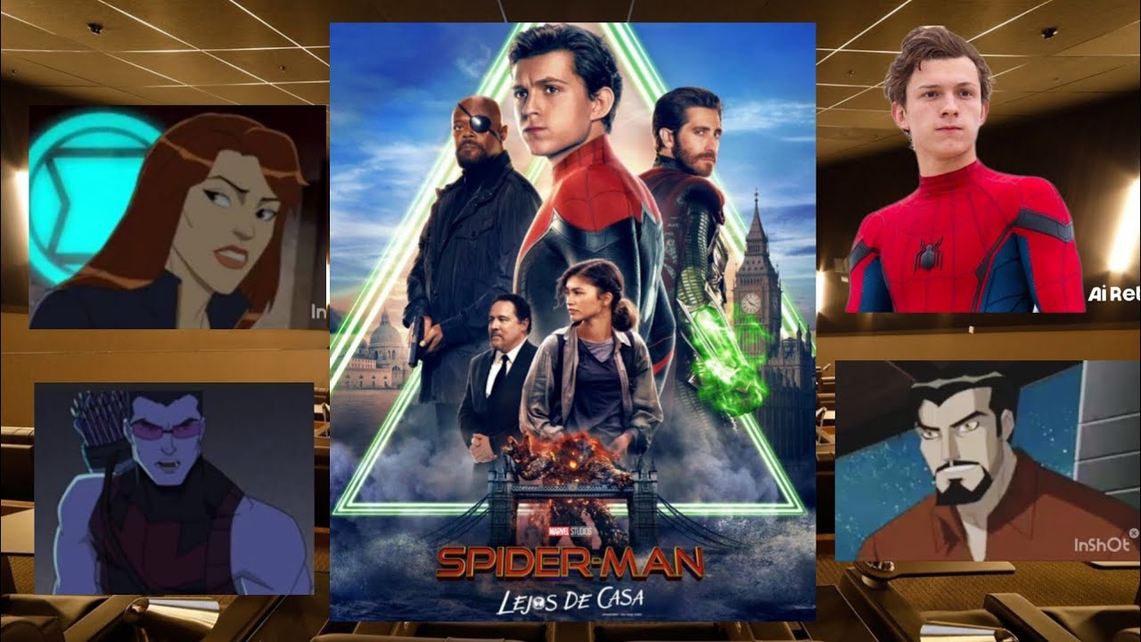 Los vengadores reaccionando a Spiderman lejos de casa capítulo 8