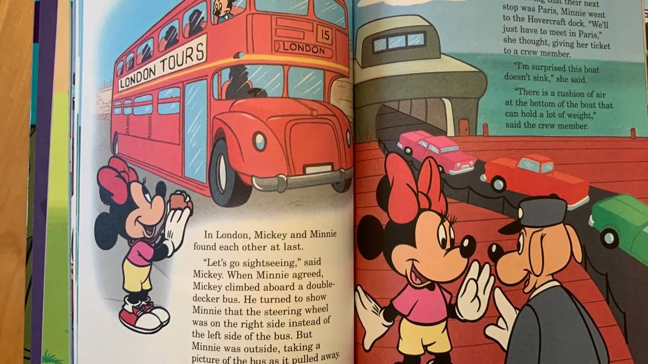 MINNIE’S SURPRISE TRIP. A DISNEY Story Book with PICTURES using the Ken Burns’ Effect.￼