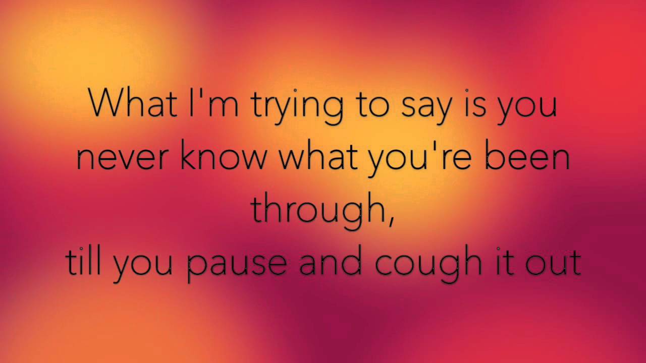 The Front Bottoms - Cough It Out // Lyrics