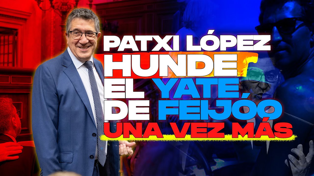 Patxi López hunde el yate de Feijóo una vez más
