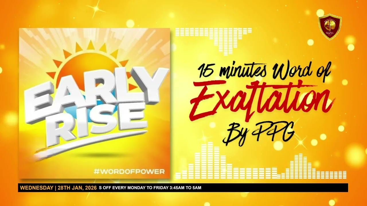 EARLY RISE | 15 MINUTES WITH PPG || JOY || 28/1/2026