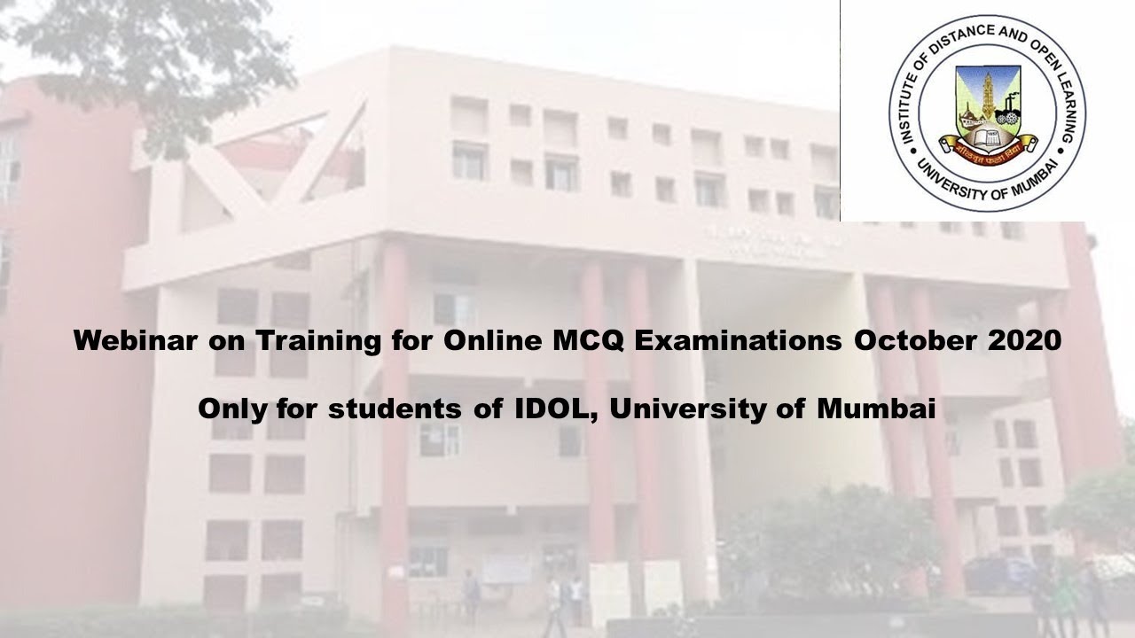 Training Webinar for IDOL Exams