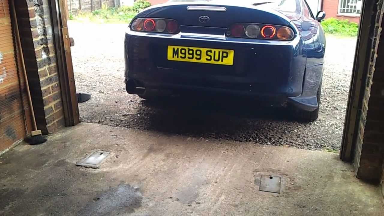 powerhouse racing 3.4 supra with aggressive custom 5inch exhaust