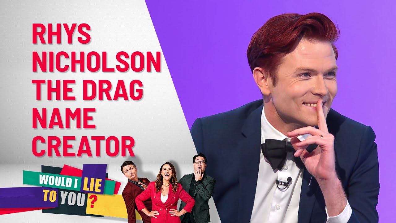 Drag Names By Rhys Nicholson | Would I Lie To You? | Channel 10