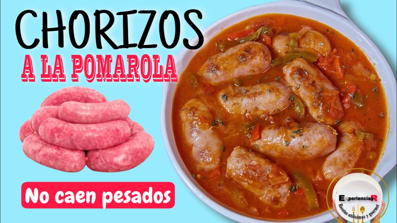 Como hacer CHORIZOS  a la POMAROLA | NO te caerán pesados!