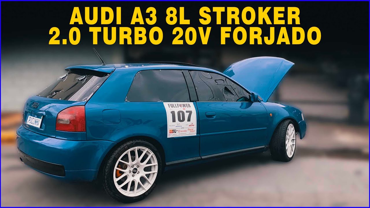 Audi A3 8L Stroker 2.0 Turbo 20v Forjado | Pocinha Garage - Highlights