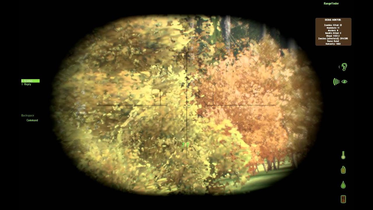 AS50 DAYZ, range finder with night vision, m16 and bag full of stuff it just got serious