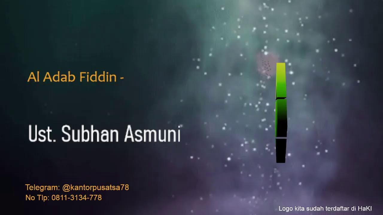 Pengajian Ramadhan - Al Adab Fiddin - (15-Ramadhan 1447H)