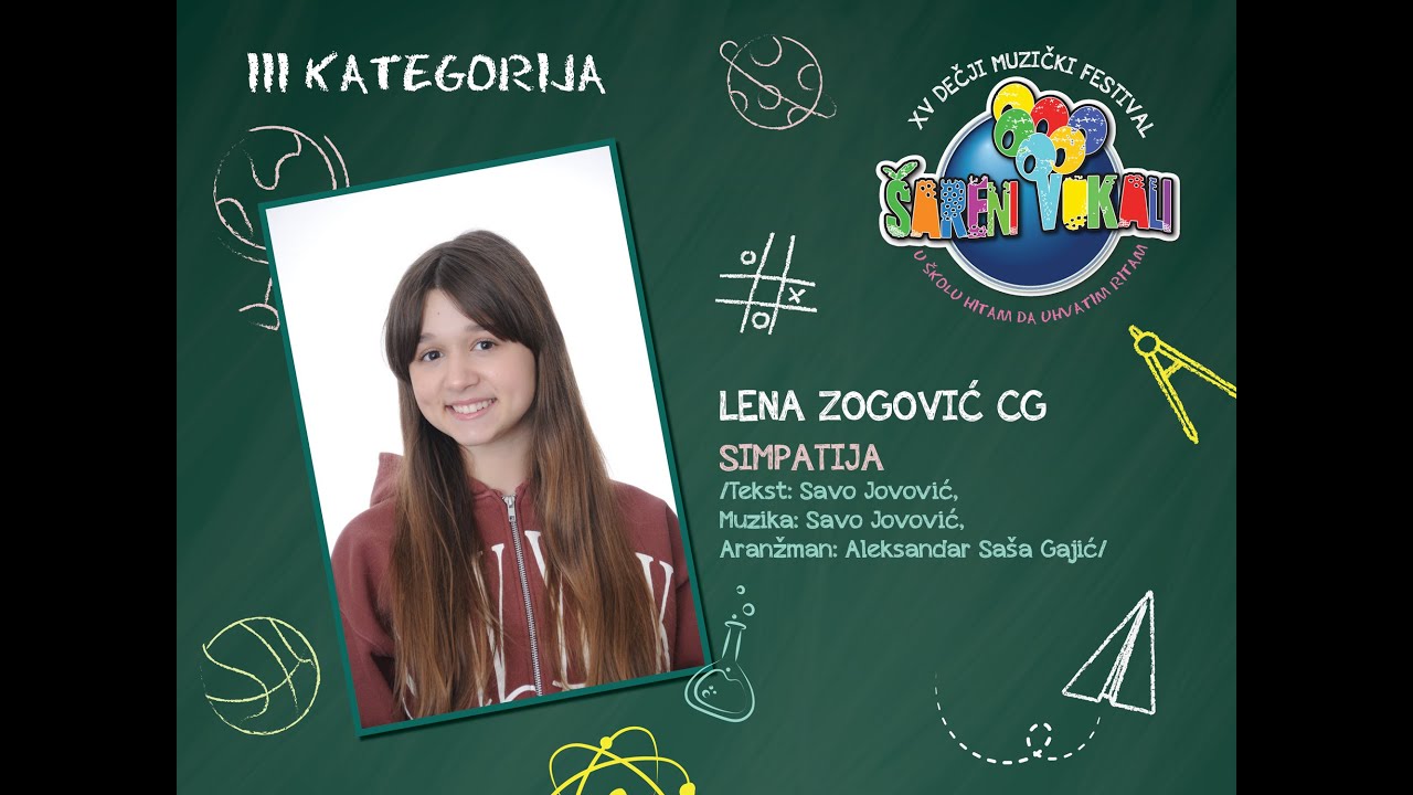 *15. FESTIVAL ŠARENI VOKALI 2025. - Lena Zogović / Simpatija