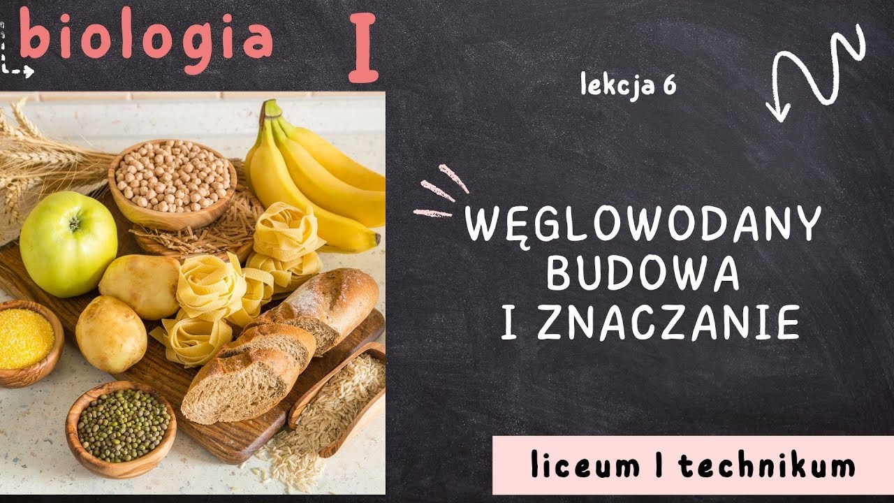 Biologia 1 LO [Lekcja 6 - Węglowodany - budowa i znaczenie]