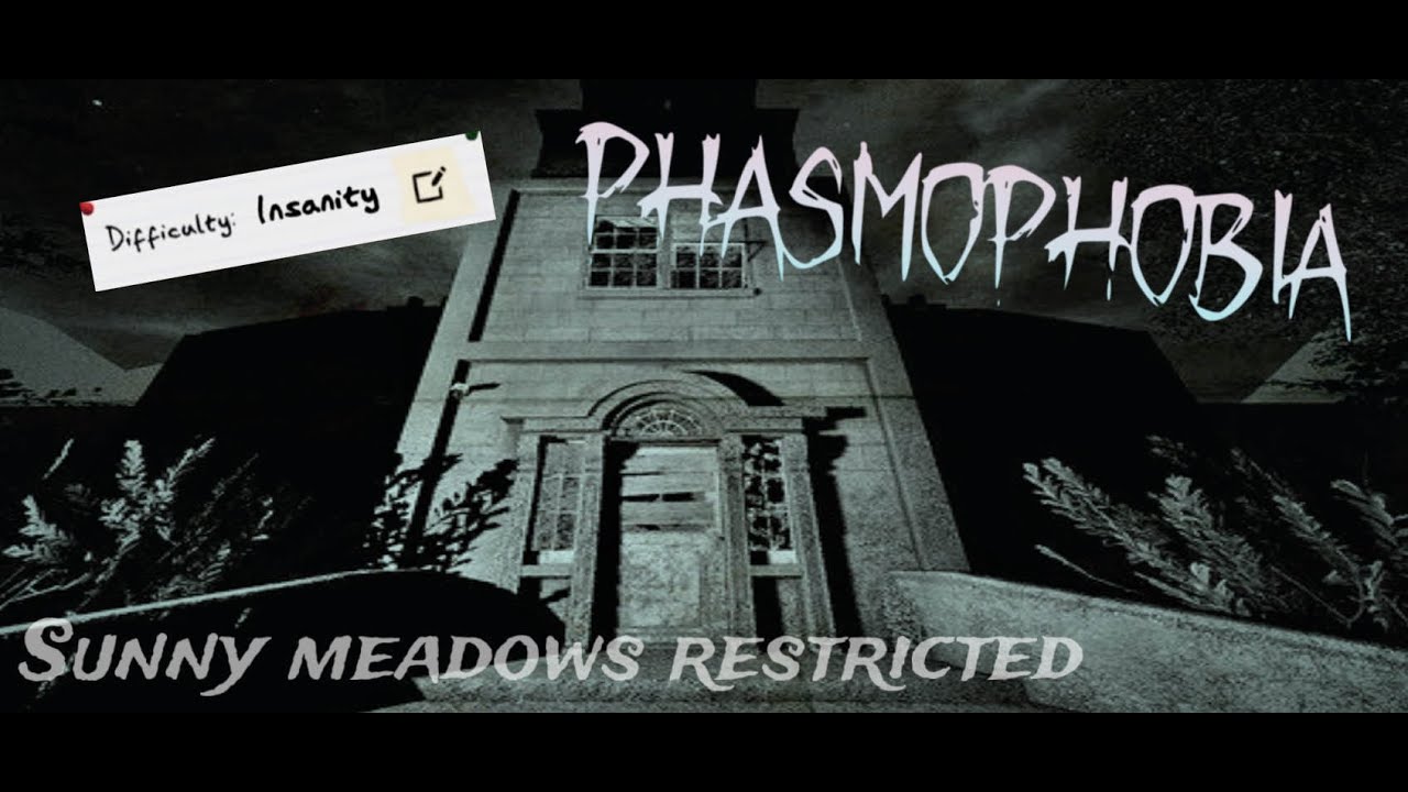 Phasmophobia Gameplay Insanity Difficulty Sunny meadows restricted