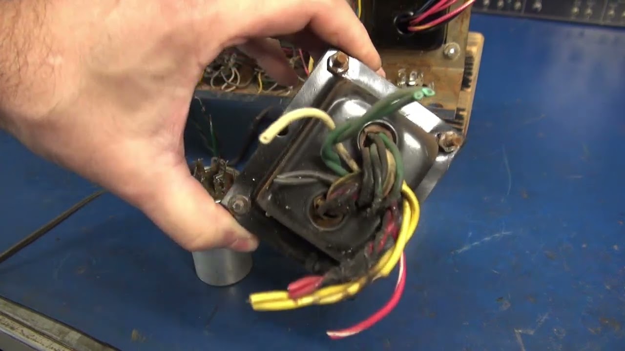 Ampeg M-12 Tube Guitar amp Power transformer caught on fire! Time for a complete rebuild & Re-cap