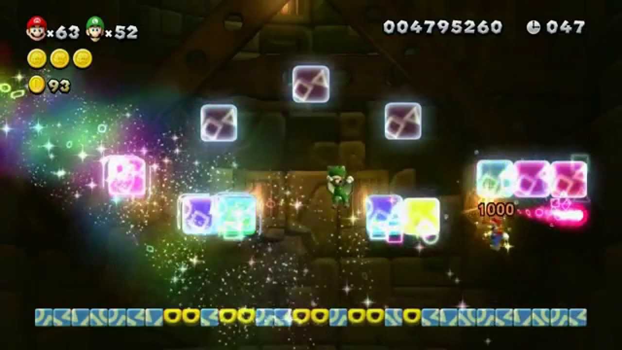 New Super Mario Bros. U - Paradis Chantilly - 7-Tour : Tour Casse-tête
