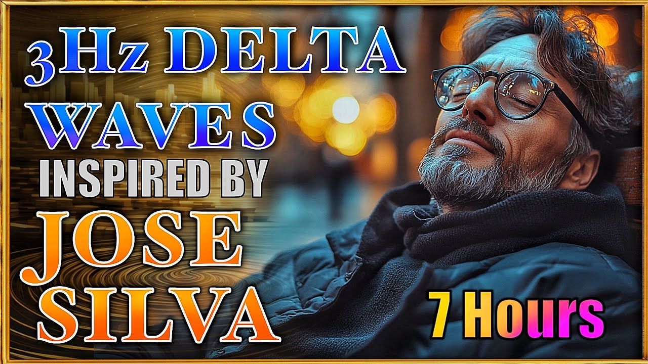 7 HOURS 3 Hz JOSE SILVA inspired Delta Frequency - THE SILVA METHOD✨