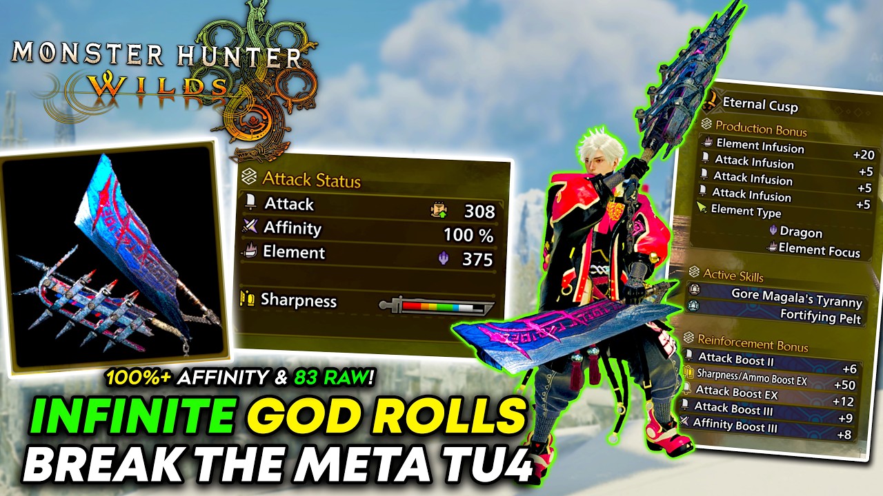 The GOD ROLL Gomazios Builds BREAK Title Update 4 in Monster Hunter Wilds | @SYROBE