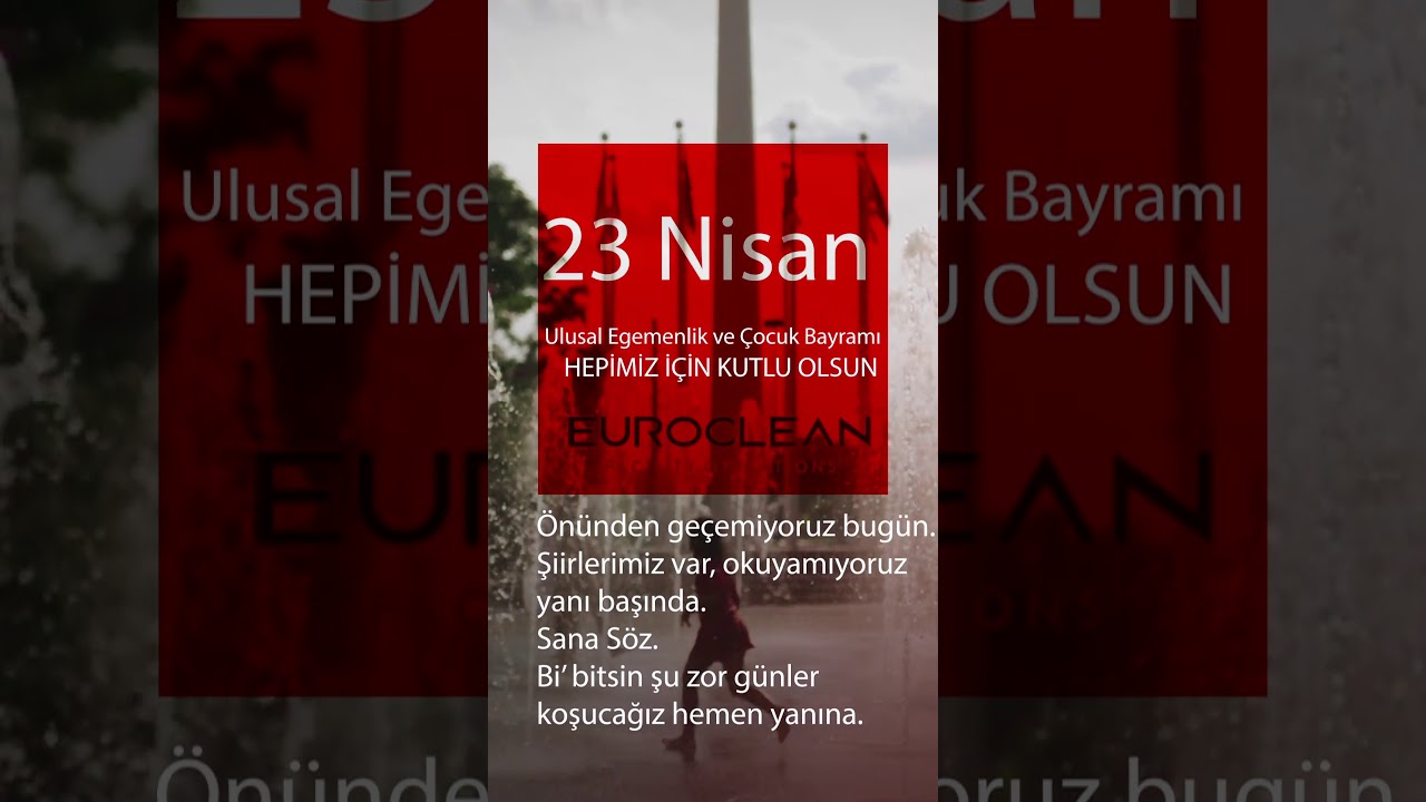 #23Nisan #Euroclean #Evdekal