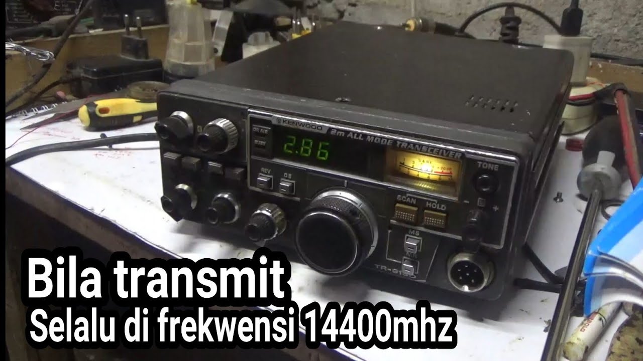Kenwood tr9130 bila main di bawah frekwensi 14400mhz bila di transmitkan jadi duplek