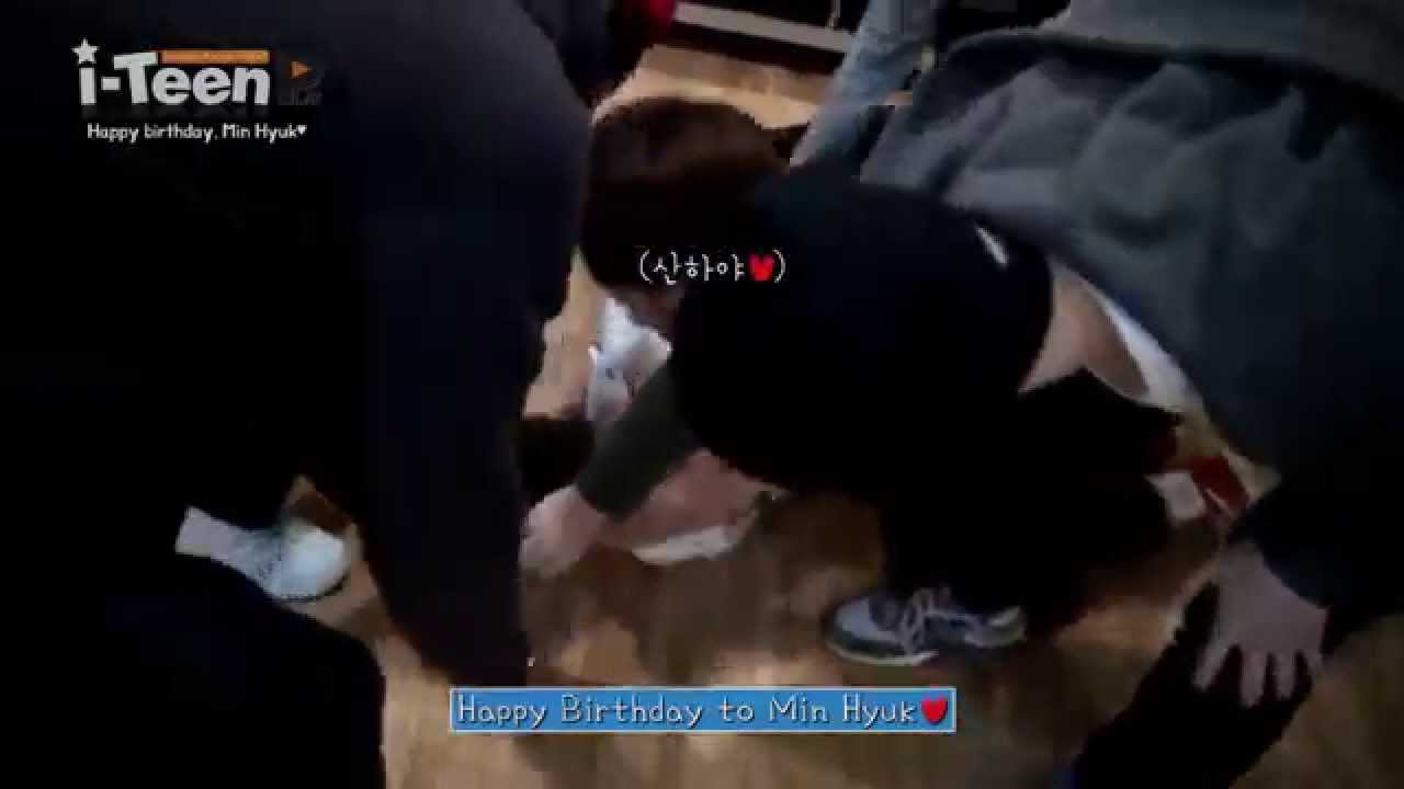 [i-Teen PLAY] Happy birthday, Min Hyuk♥