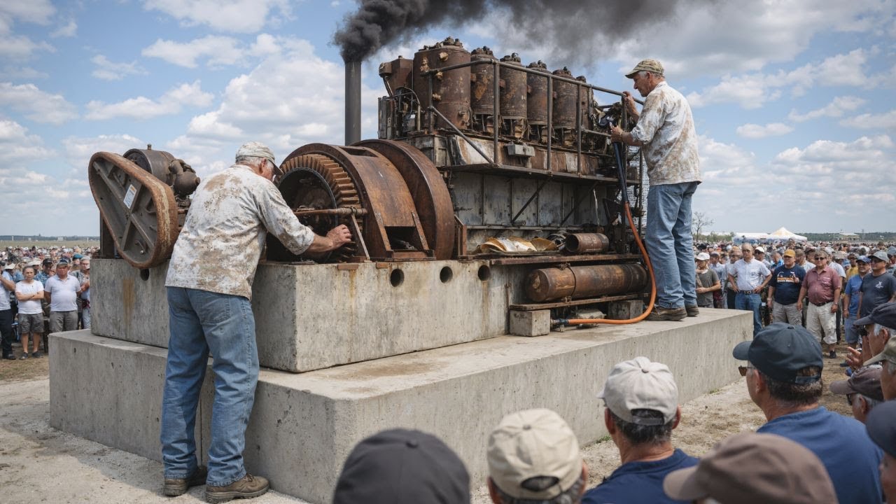 Reviving 19 Antique Engines After 100+ Years | First Start & How They Run