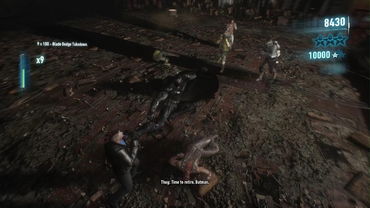Batman Arkham Knight Monarch Theatre Combat Challenge As Batman (Hard Difficulty) (No Damage) 