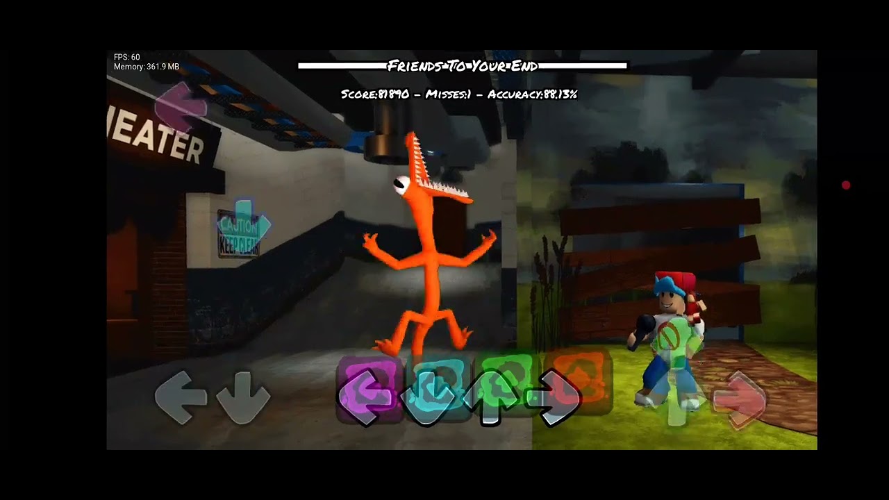 FNF vs Rainbow Friends android apk link in comments