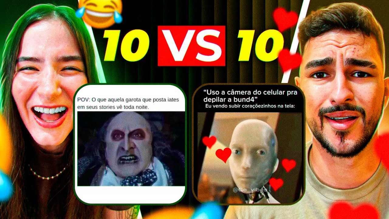 A cada vídeo a rivalidade aumenta kkkkkkkkkk | Jão vs Theizi - Apenas uma batallha de memes #04