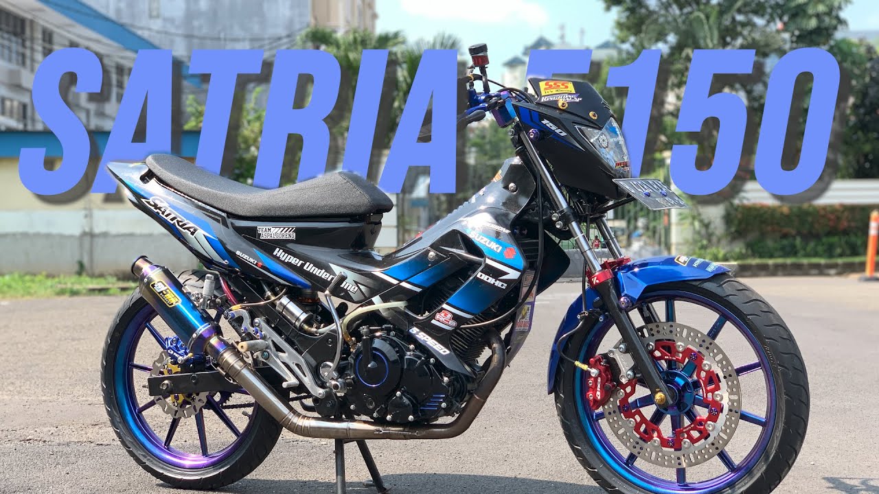 Biru Bunglonnya Eye Catching Euy! - Review Satria FU Modifikasi