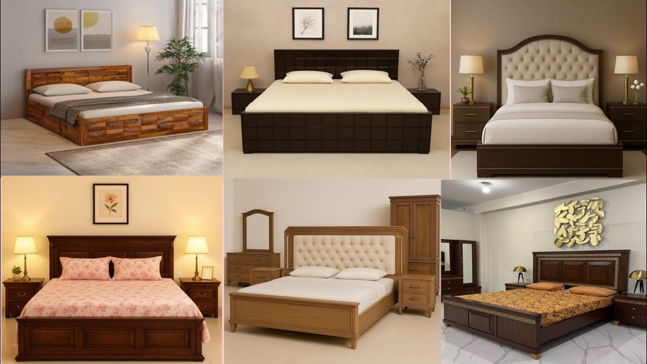 Top Wooden Bed Designs Ideas | Solid Wood Furniture