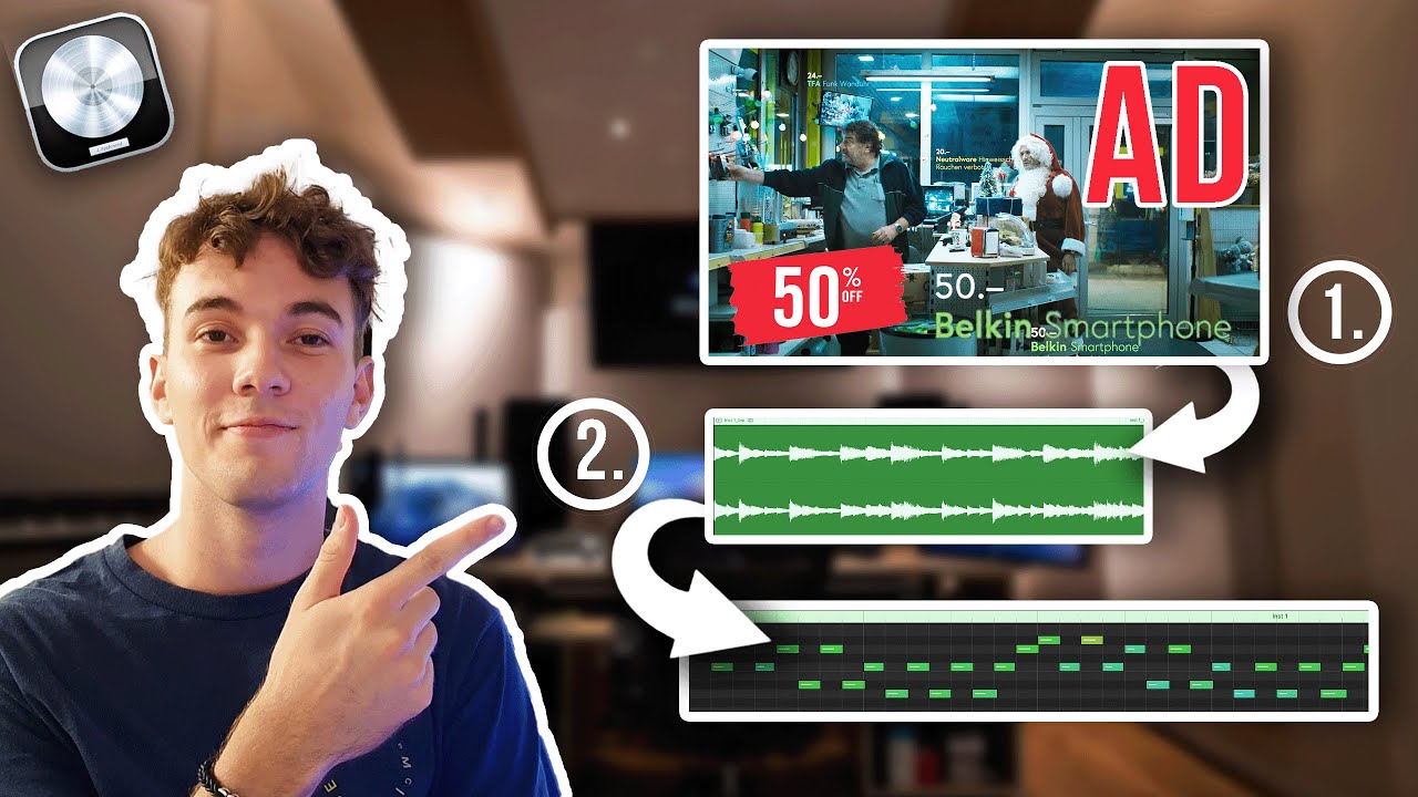 MAKING A TRAP BEAT OUT OF AN AD! | Logic Pro X