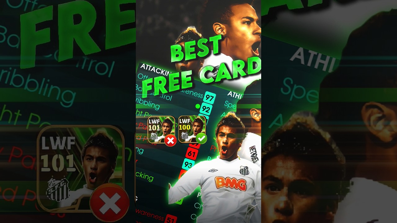 How to train Santos Neymar.Jr | Best free card 🗿🔥| #efootball #efootball2024