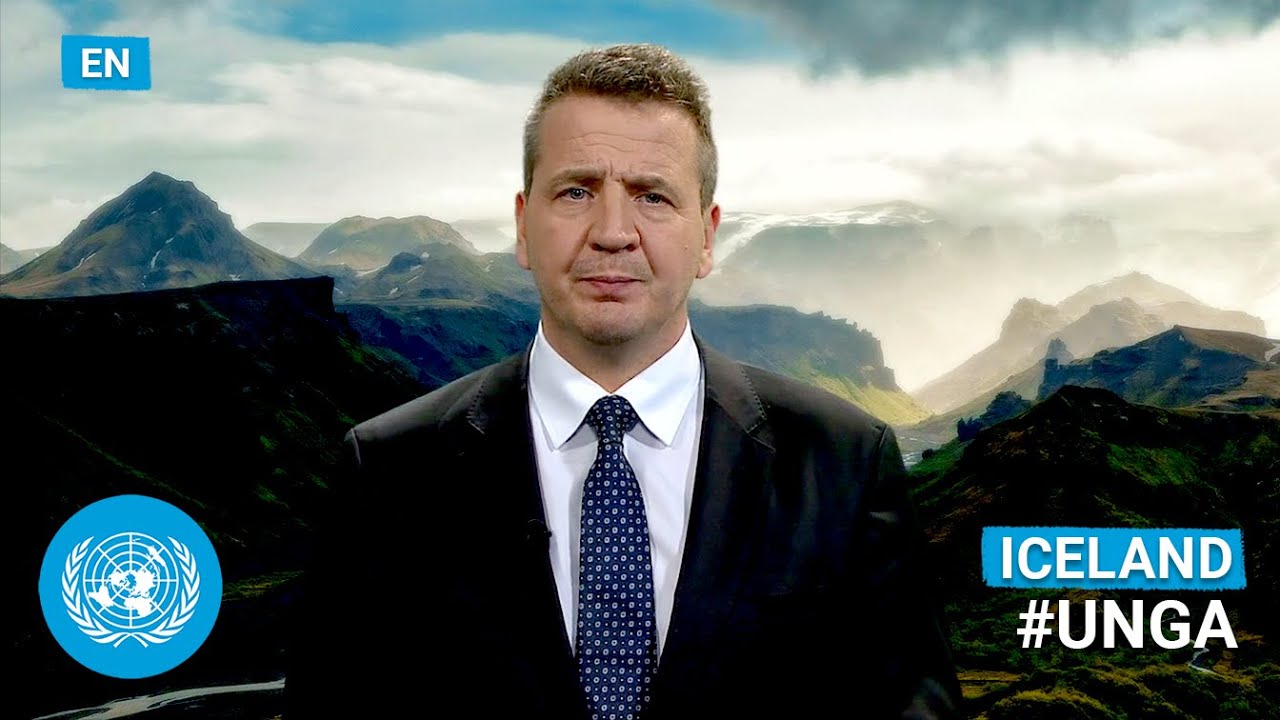 🇮🇸 Iceland - Minister Addresses United Nations General Debate, 76th Session (English) | #UNGA