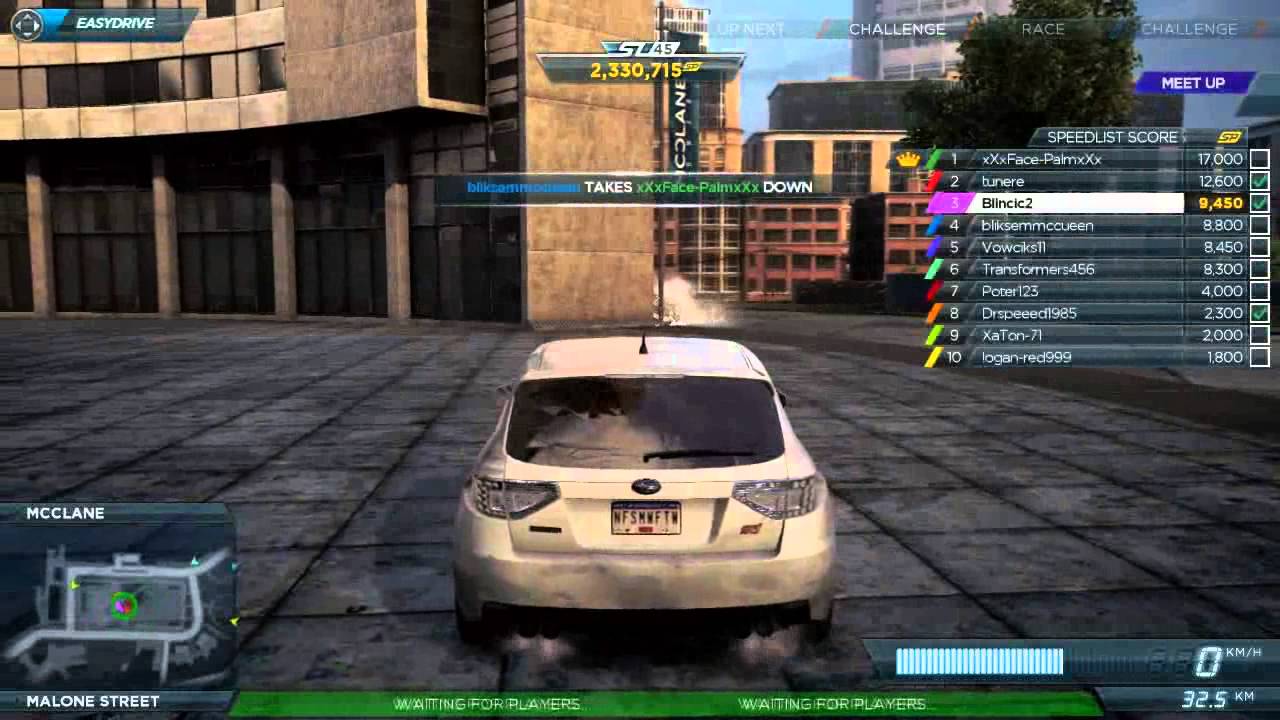 Need for Speed Most Wanted (2012) Multiplayer Gameplay Part 1