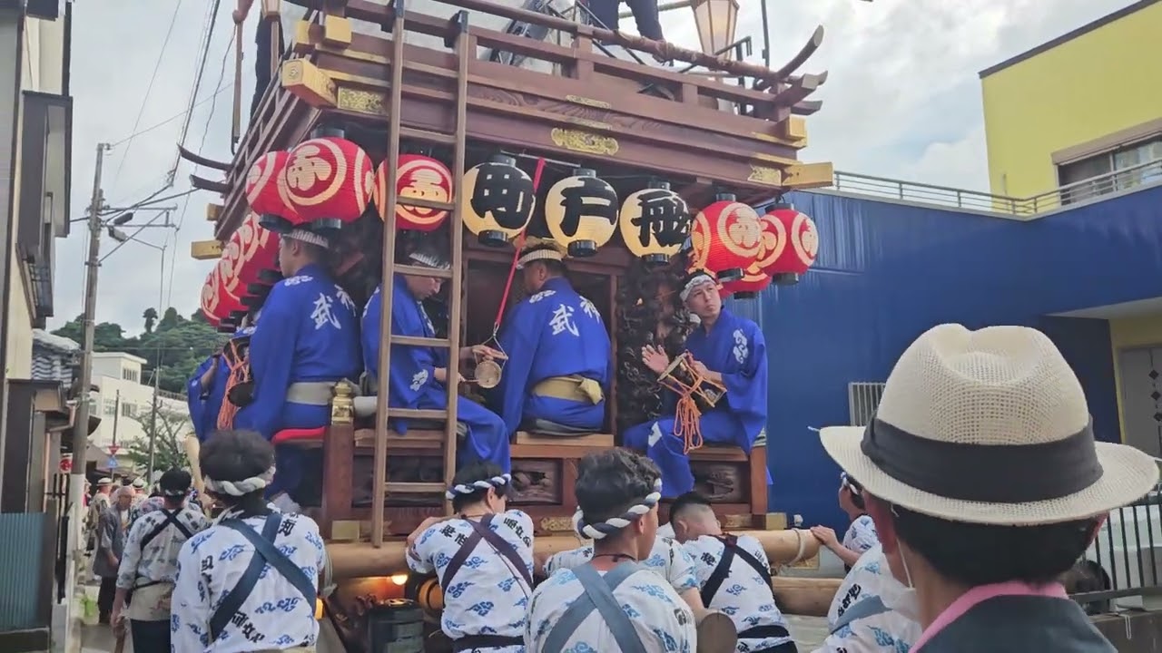 トンコ節～お花畑～鐘の鳴る丘～ラッパ節～踊り 佐原の大祭 夏祭り 舩戸 源囃子連中 2025/07/13