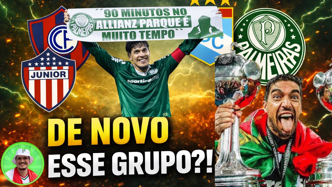 PALMEIRAS PEGA “MESMO GRUPO” NA LIBERTADORES 2026! FAVORITO DE NOVO? 🤔🐷