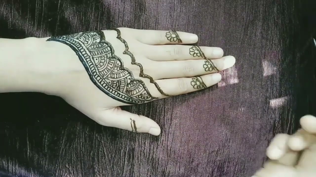 Left Back hand mehndi | easy mehendi #supriyasarode #mehndi #viral #heena #heenamehndi 
