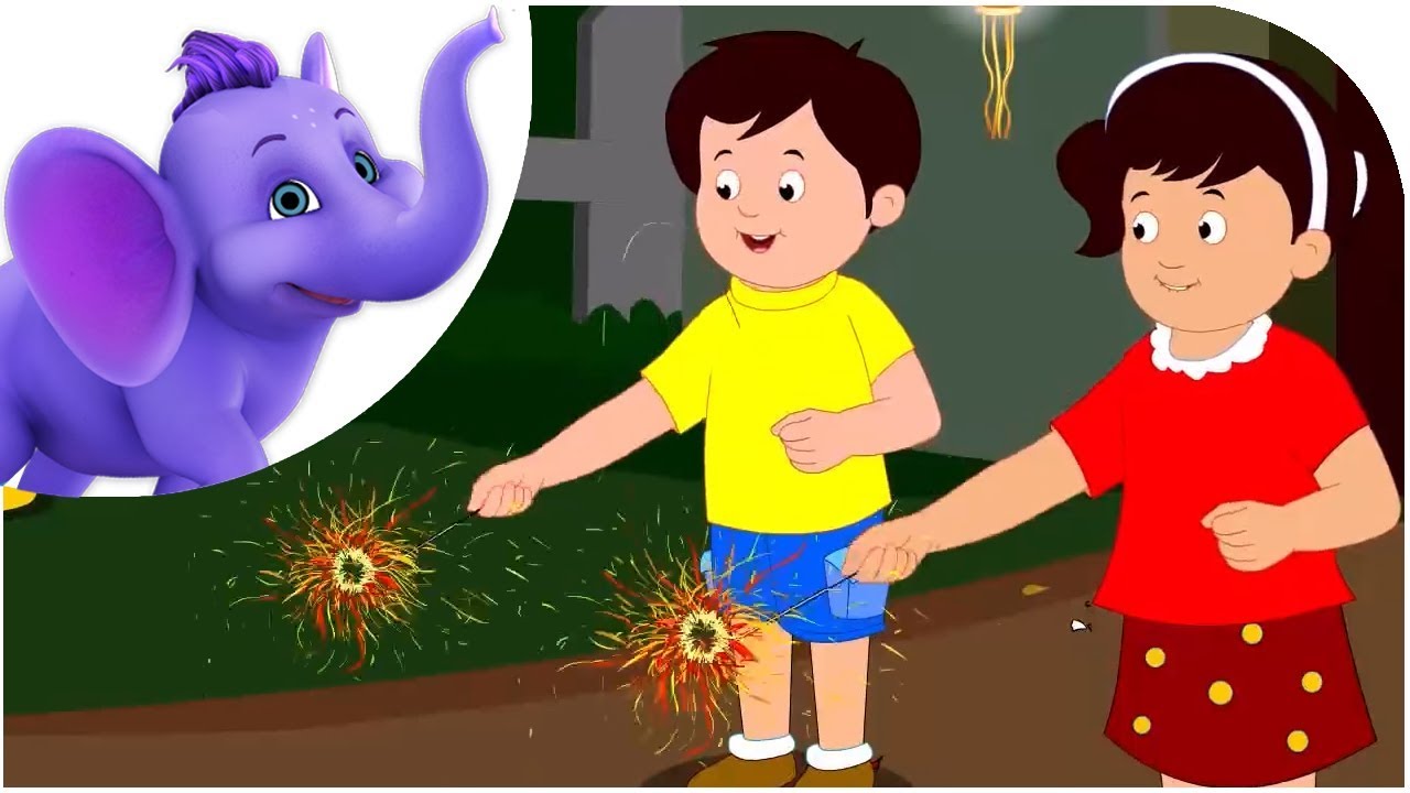 Firework Party - Nursery Rhyme with Lyrics & Karaoke