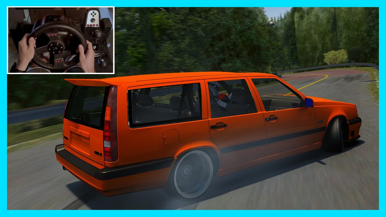 RB26 Swapped Volvo 850R | Assetto Corsa Drift w/ Steering Wheel