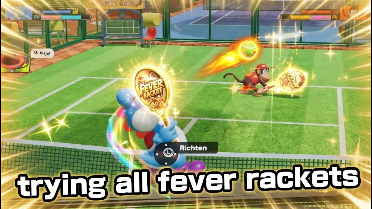 Trying ALL Fever Rackets in Mario Tennis Fever&hellip; Which One Is OP?!