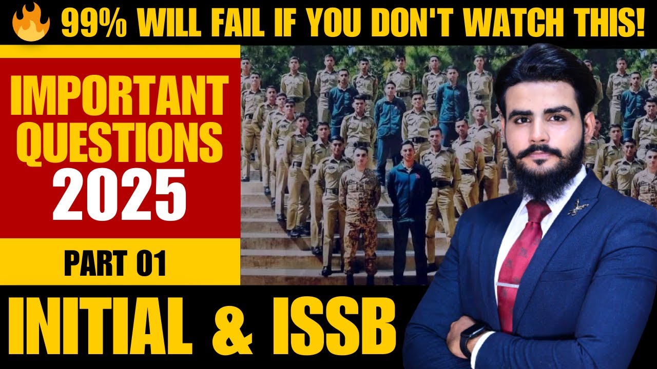 ISSB & INITIAL TEST 2025 | MOST IMPORTANT QUESTIONS & SECRETS REVEALED! 🚀🔥