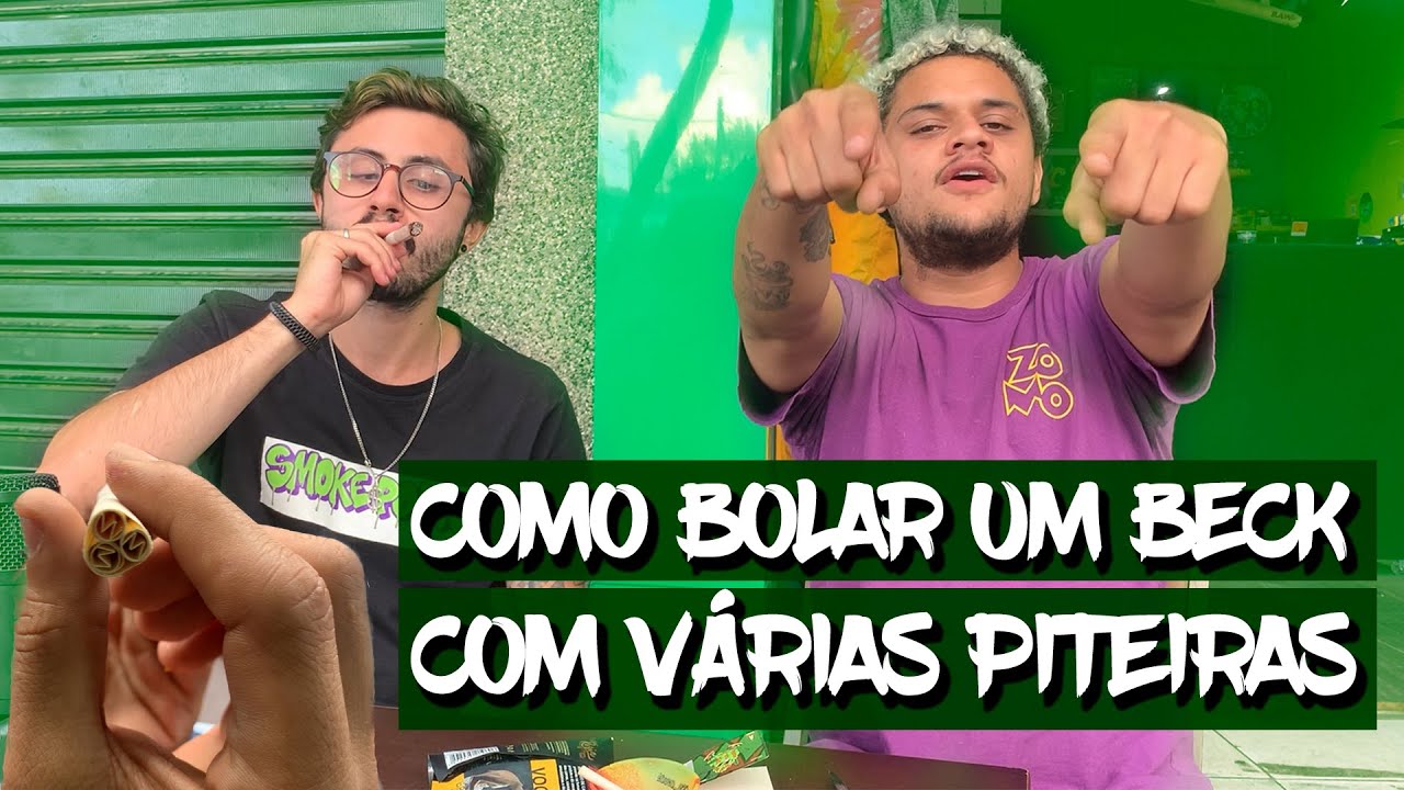 Como bolar um baseado com V&Aacute;RIAS PITEIRAS.