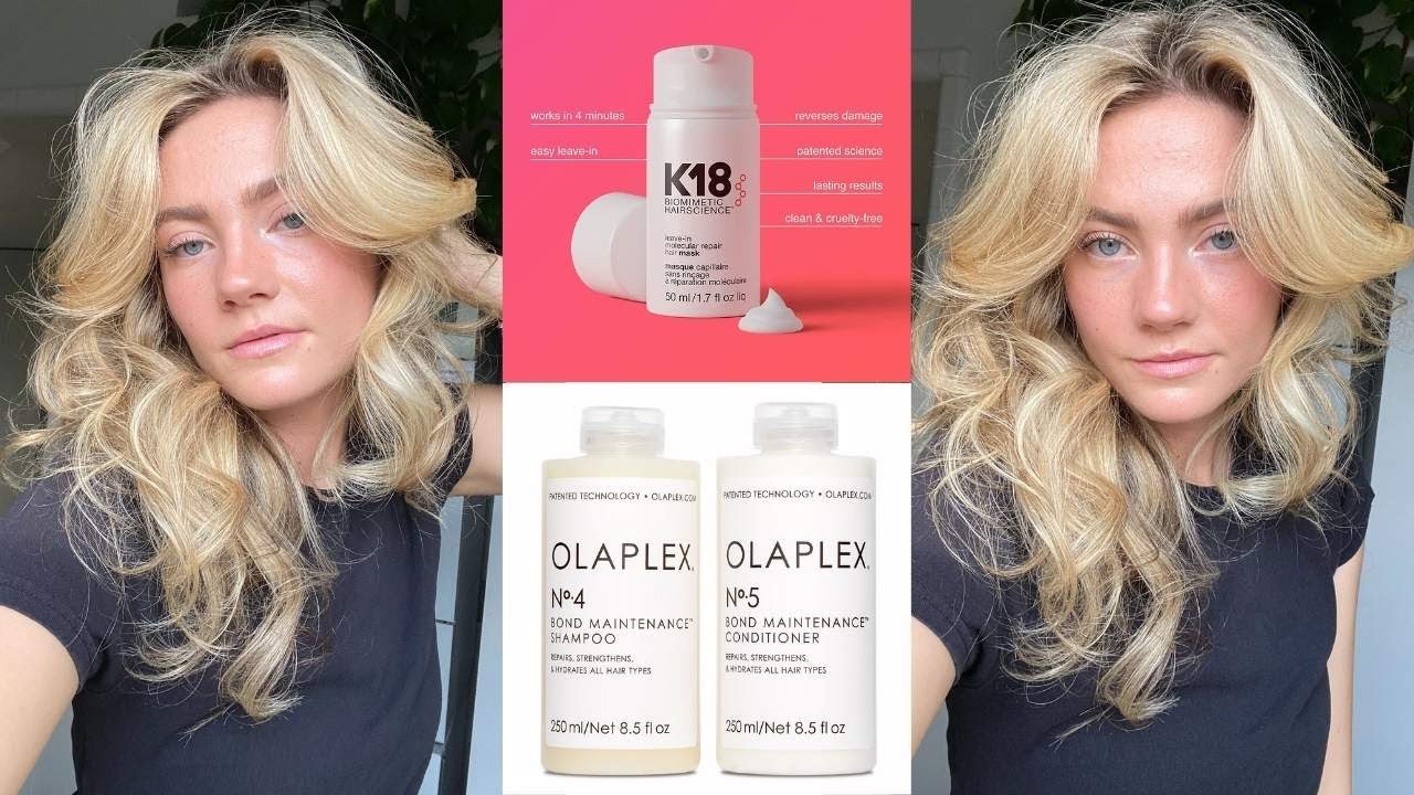 My Hair Care Routine/Products (Olaplex, K18, Kevin Murphy)