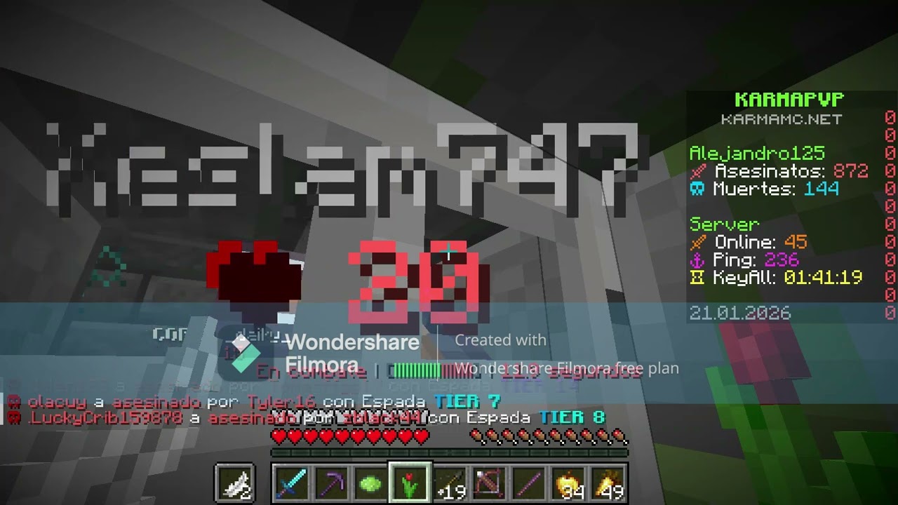 abusando de bug en karmapvp