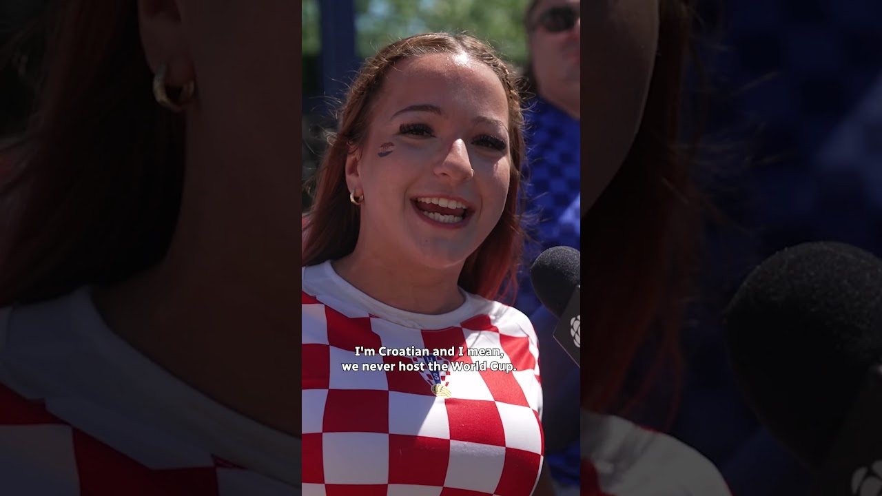 Croatian fans TAKEOVER Toronto at the World Cup