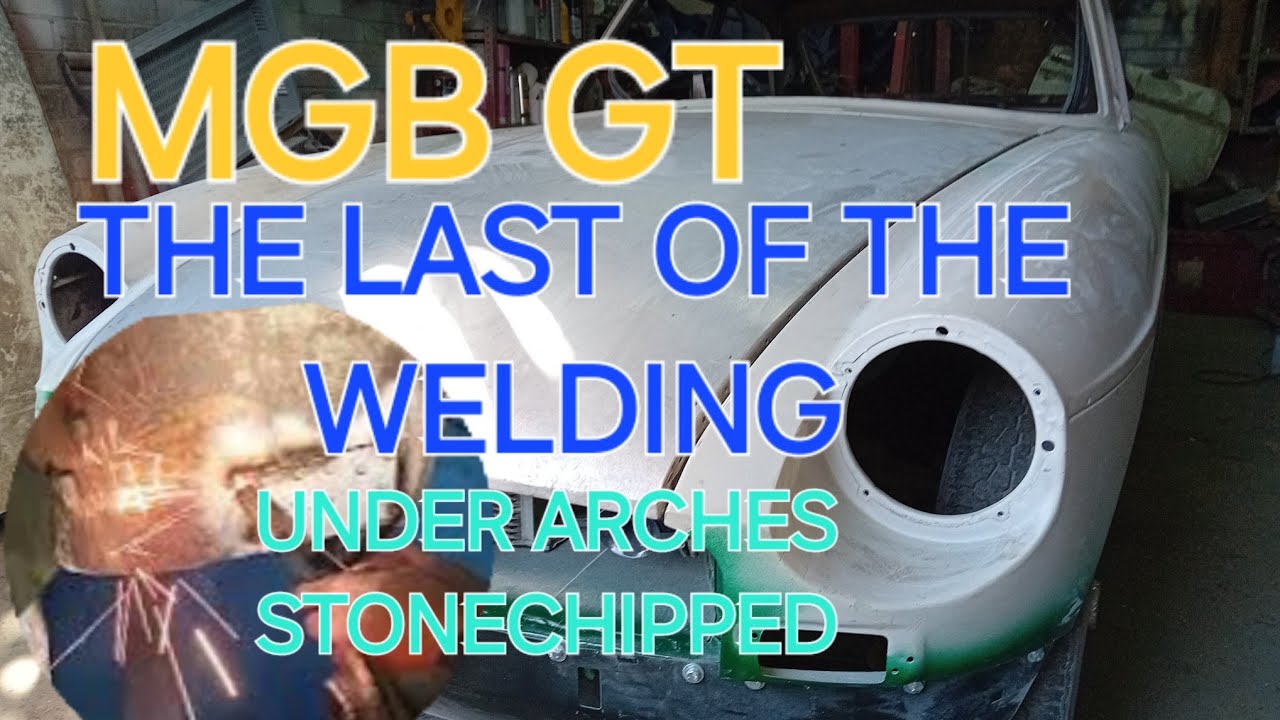 1970 MGB GT More welding in the inner arches this time