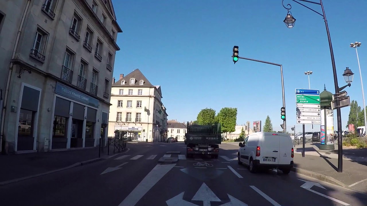 France Oise Compiegne City center Gopro / France Oise Compiègne Centre ville, Gopro