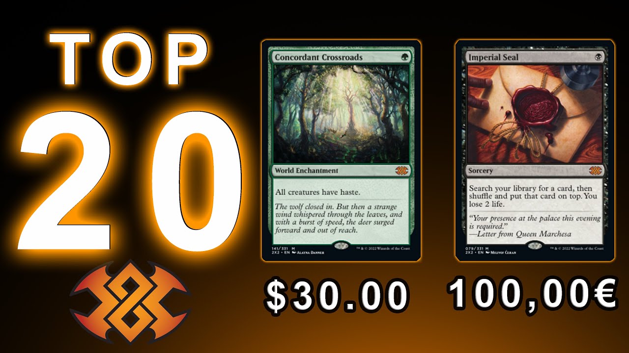 TOP 20 Expensive cards from Double Masters 2022| Magic the Gathering