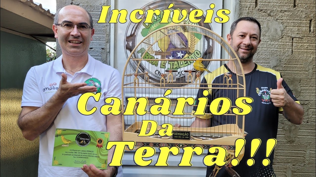 Márcio Perosso,visitando criador de Canário da Terra.